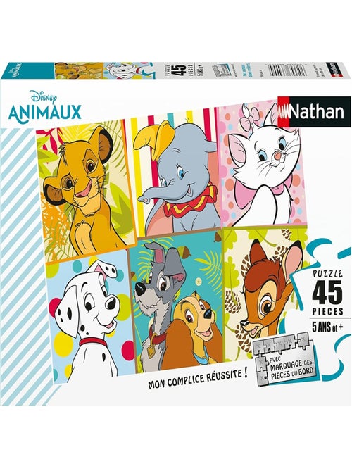 Puzzle Mes animaux Disney préférés 45 pcs - Kiabi