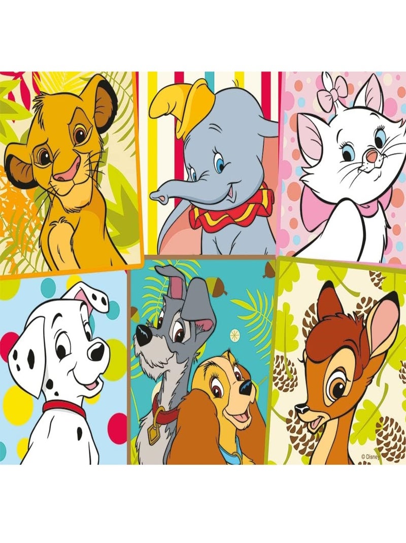 Puzzle Mes animaux Disney préférés 45 pcs N/A - Kiabi