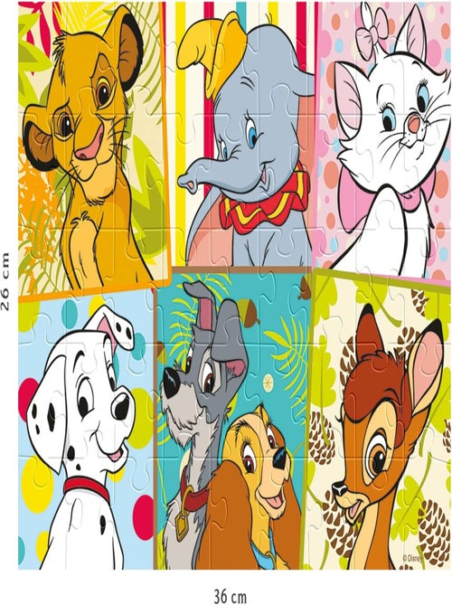 Puzzle Mes animaux Disney préférés 45 pcs - Kiabi