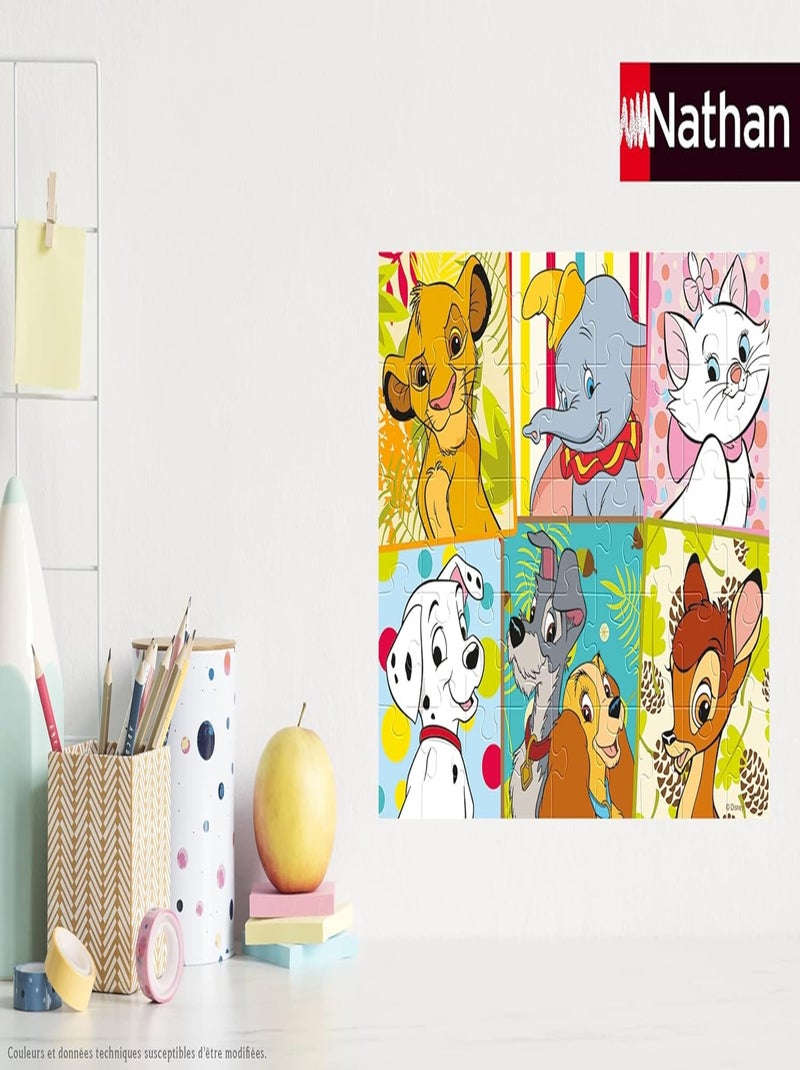 Puzzle Mes animaux Disney préférés 45 pcs N/A - Kiabi