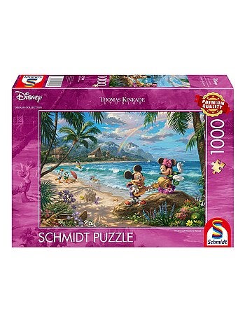 Puzzle Mickey et Minnie à Hawaï 1000 pcs