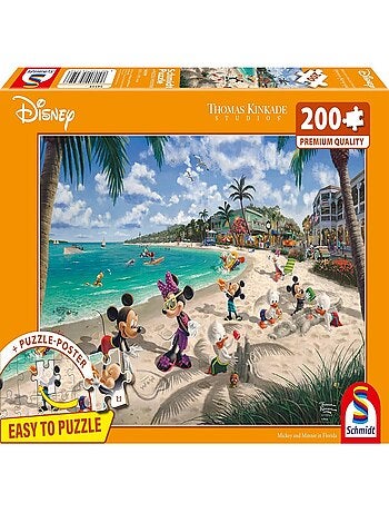 Puzzle Mickey et Minnie en Floride 200 pcs