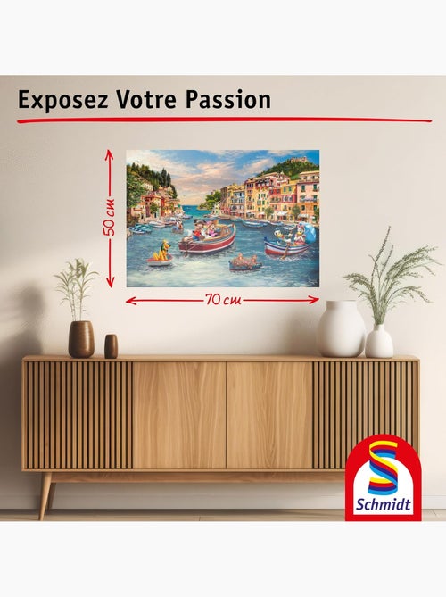 Puzzle mickey et minnie en italie 1000 pcs - Kiabi