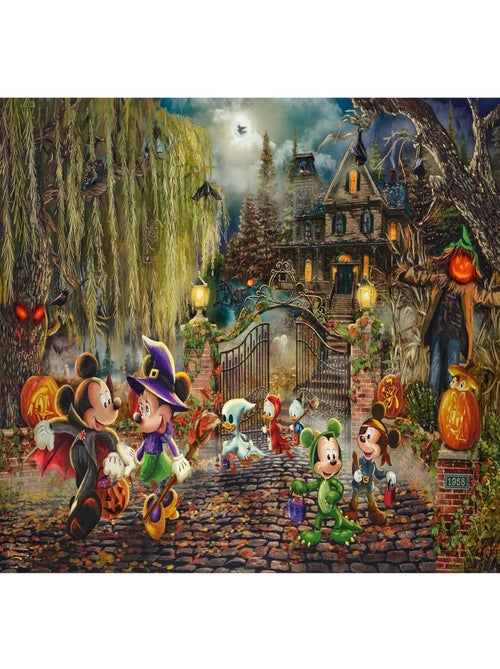Puzzle Mickey et Minnie fêtent Halloween 1000 pcs - Kiabi