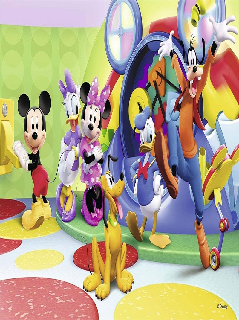 Puzzle Mickey, Minnie et leurs amis 2x12 pcs N/A - Kiabi