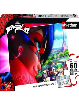 Puzzle Miraculous LadyBug 60 pièces
