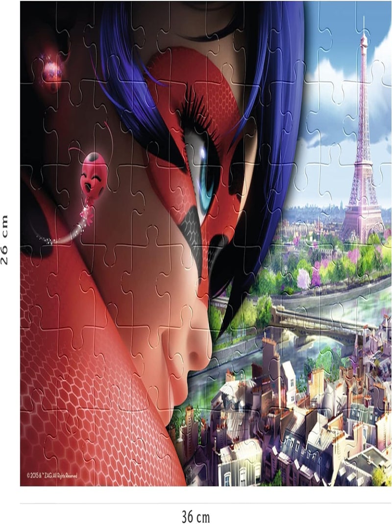 Puzzle Miraculous LadyBug 60 pièces N/A - Kiabi
