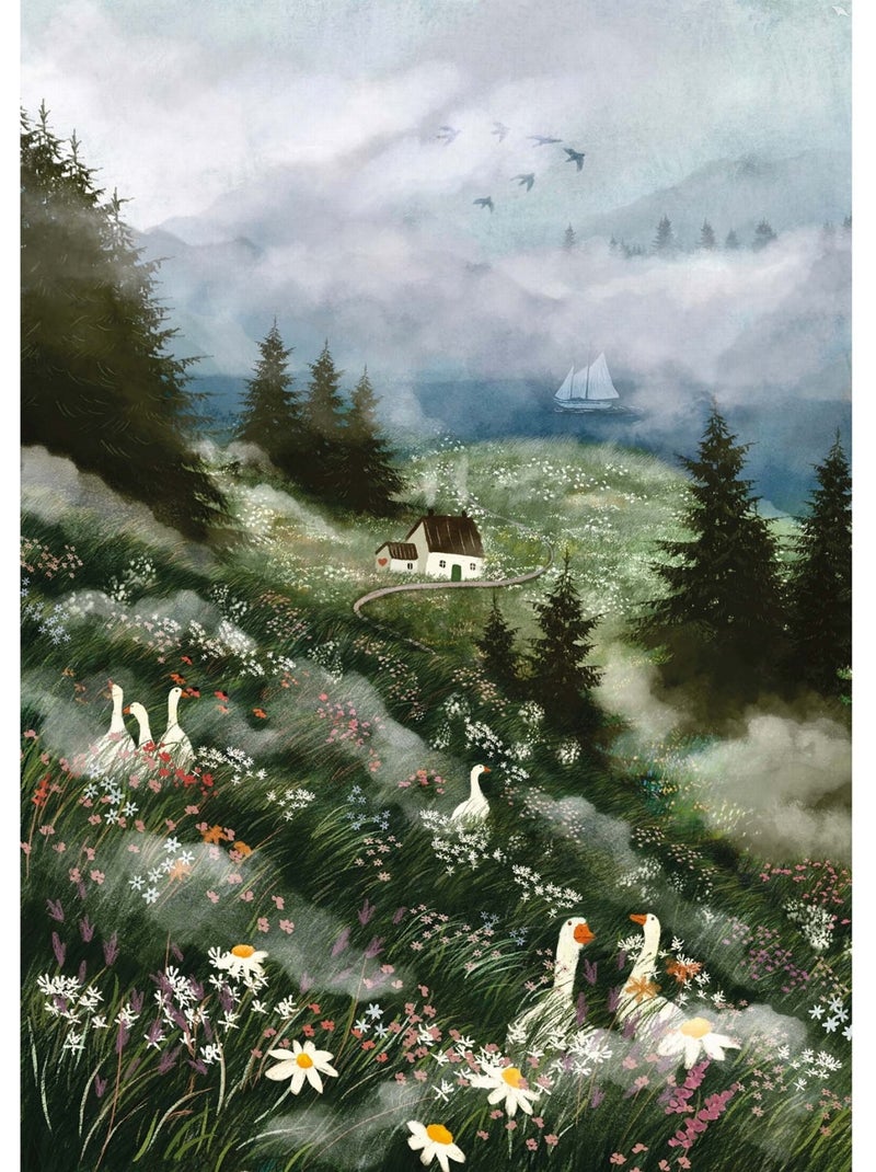 Puzzle Misty Summer's Tale 500 pcs N/A - Kiabi