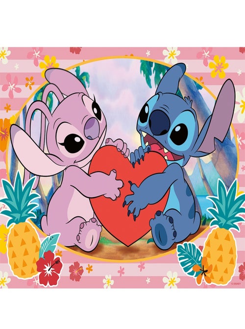 Puzzle Moment en amoureux Stitch 150 pcs - Kiabi