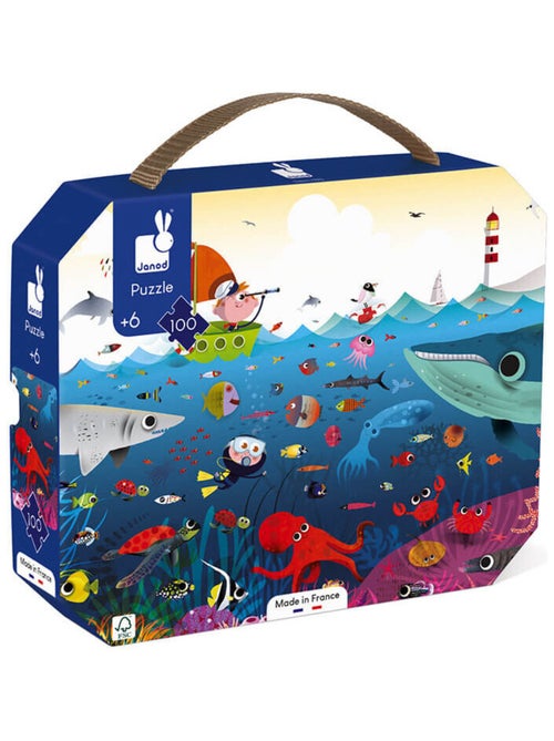 Puzzle Monde sous-marin 100 pcs - Kiabi