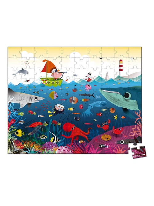 Puzzle Monde sous-marin 100 pcs - Kiabi