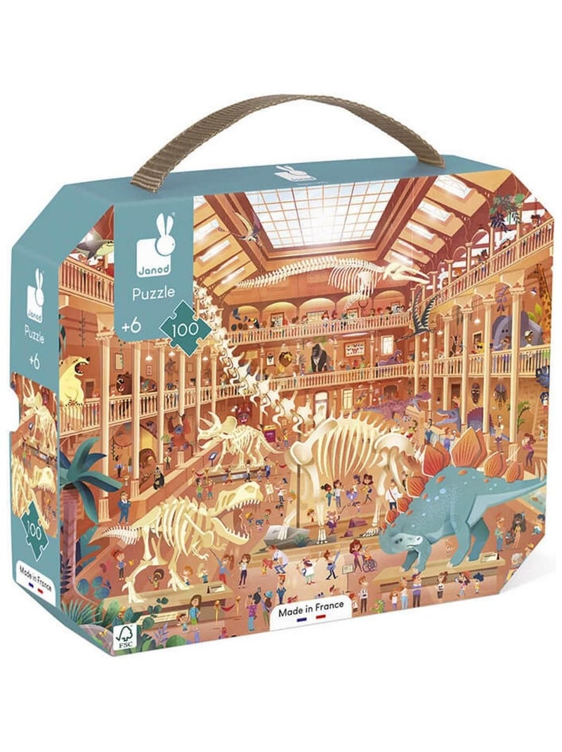 Puzzle Musée Histoire Naturelle 100 pcs N/A - Kiabi