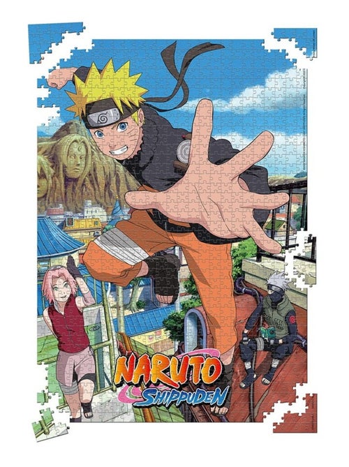 PUZZLE NARUTO SHIPPUDEN RETOUR A KONOHA 1000 PIECES - Kiabi