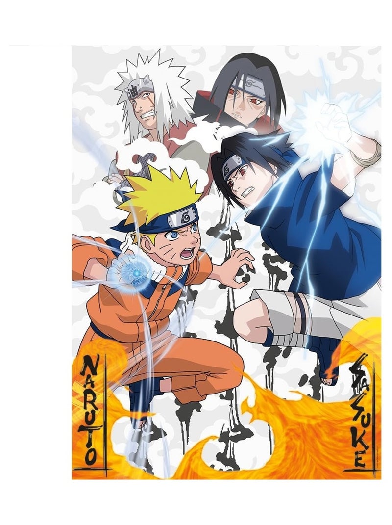 Puzzle Naruto vs Sasuke 1000 pièces N/A - Kiabi