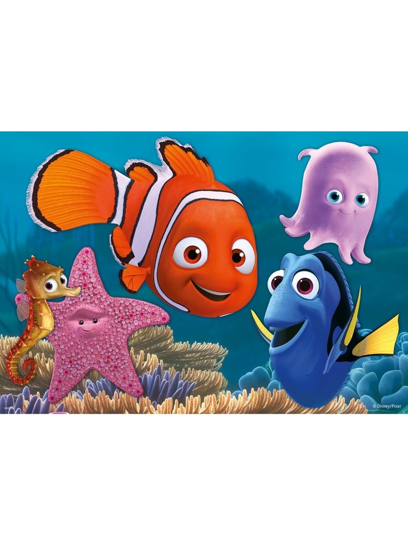 Puzzle némo le petit fugueur 2x12 pcs N/A - Kiabi