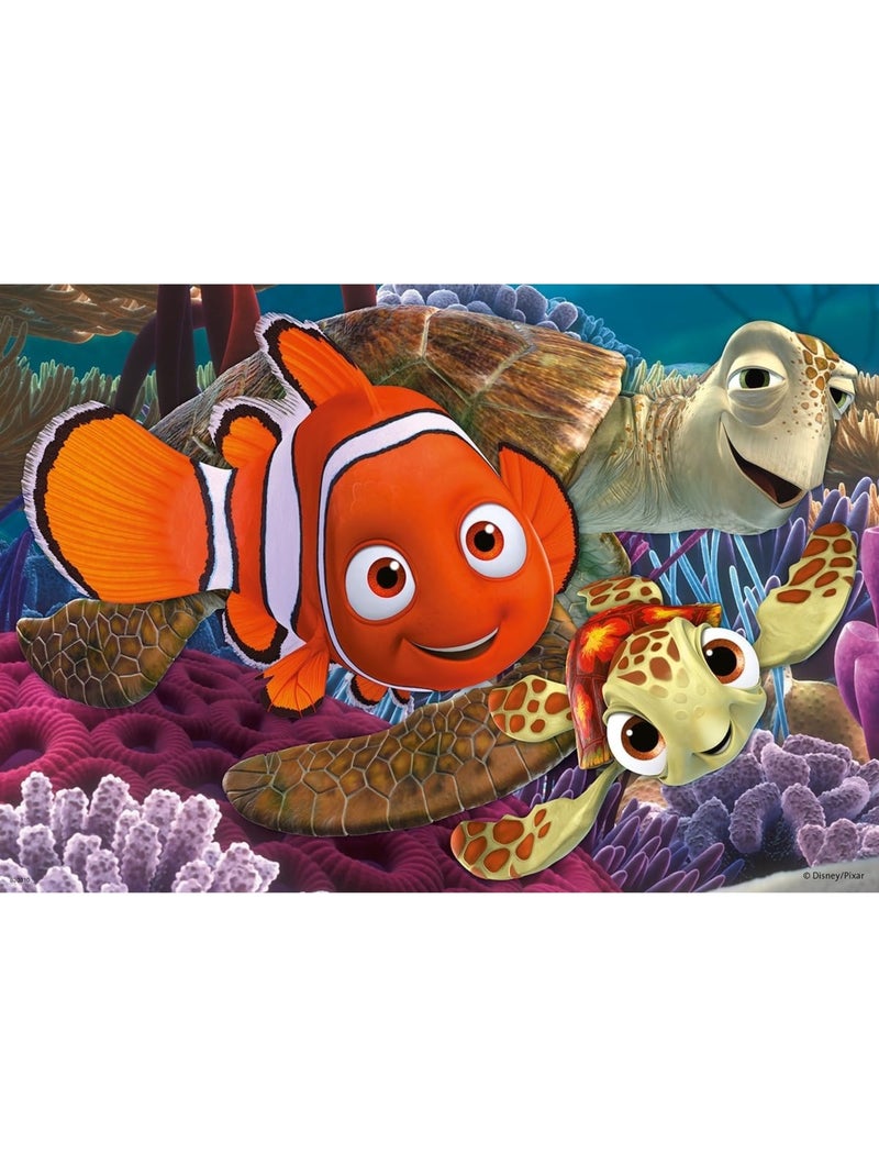 Puzzle némo le petit fugueur 2x12 pcs N/A - Kiabi