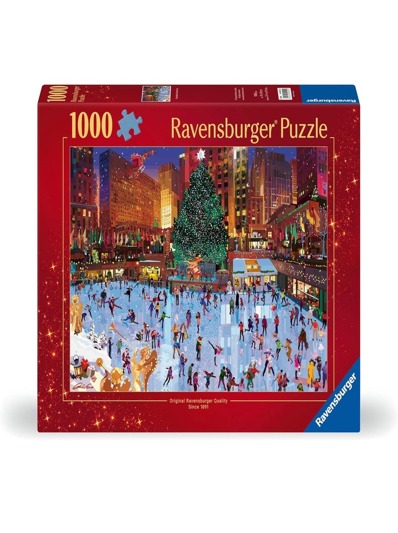 Puzzle Noël au Rockefeller Center 1000 pcs N/A - Kiabi
