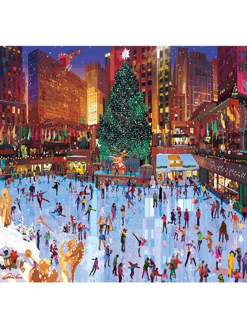 Puzzle Noël au Rockefeller Center 1000 pcs - Kiabi
