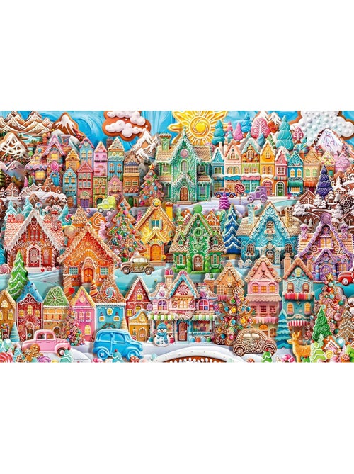 Puzzle Noël au village des cookies - Kiabi