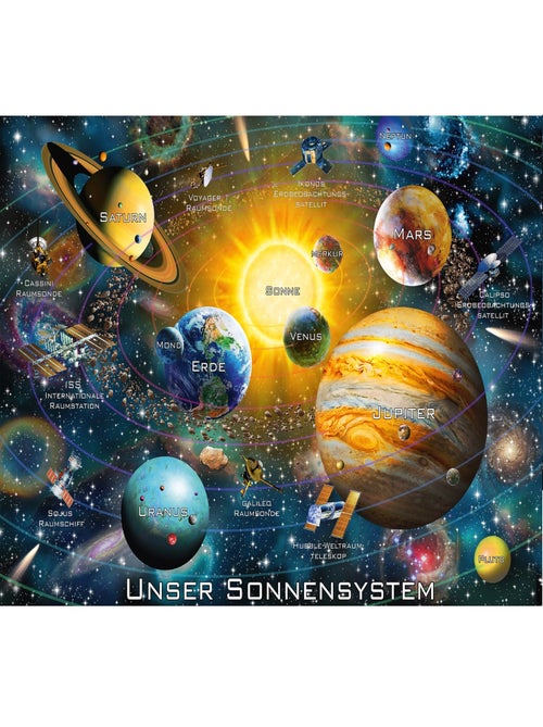 Puzzle Notre système solaire 200 pièces - Kiabi