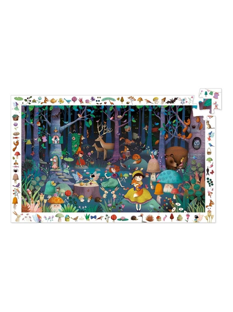 Puzzle observation La forêt enchantée N/A - Kiabi