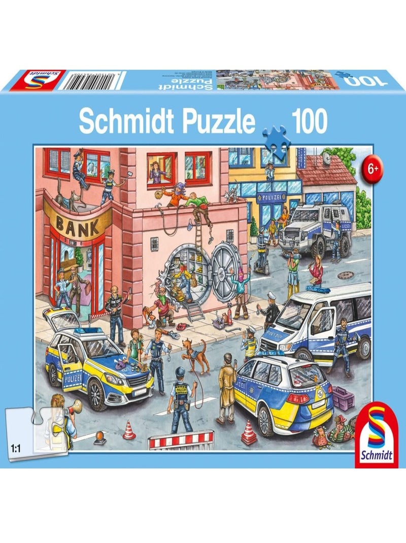 Puzzle Opération de police 100 pcs N/A - Kiabi
