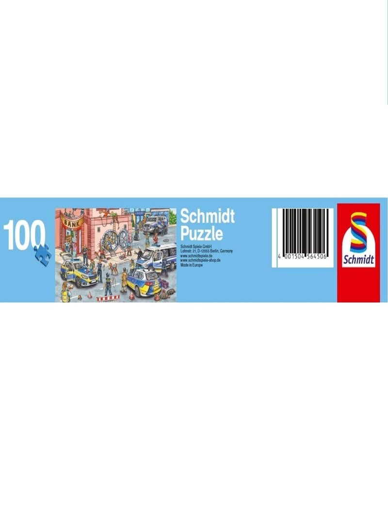 Puzzle Opération de police 100 pcs N/A - Kiabi
