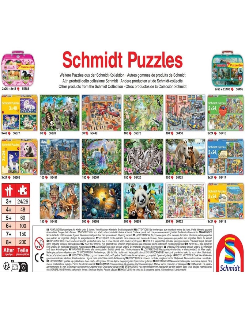 Puzzle Opération de police 100 pcs N/A - Kiabi