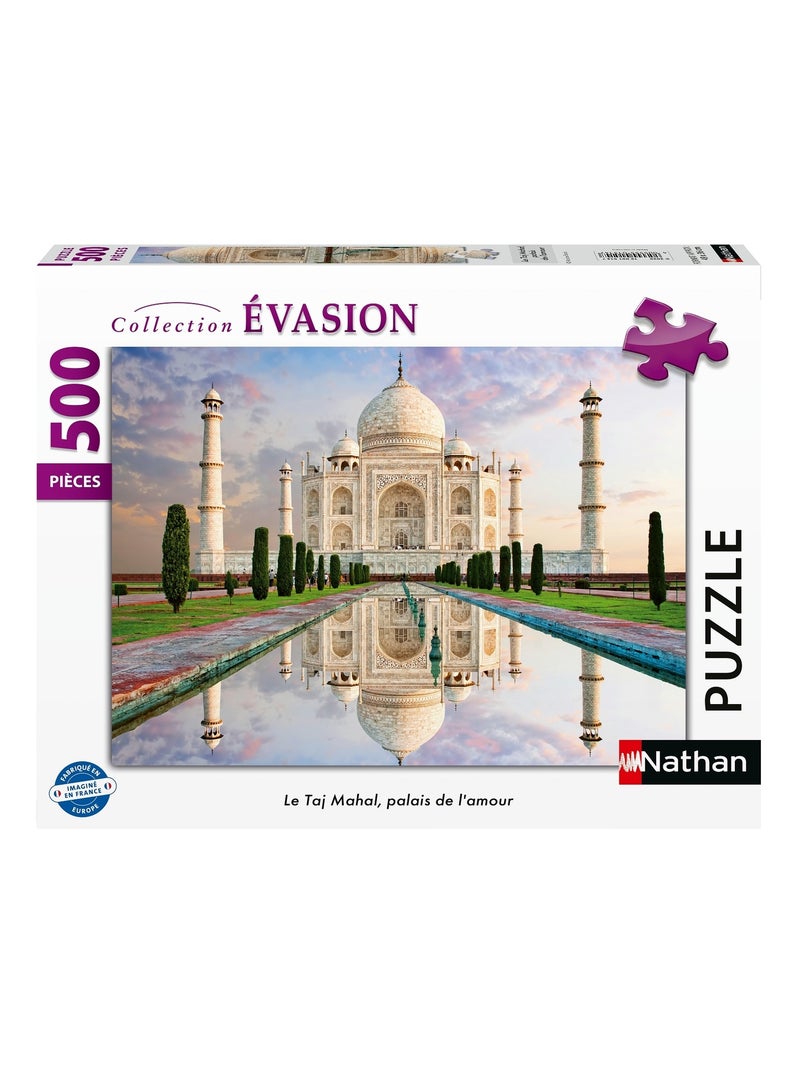 Puzzle Palais Taj Mahal 500 pièces N/A - Kiabi