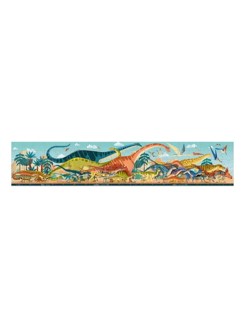 Puzzle panoramique Dino 100 pcs N/A - Kiabi