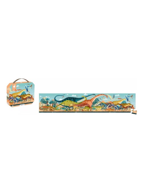 Puzzle panoramique Dino 100 pcs - Kiabi