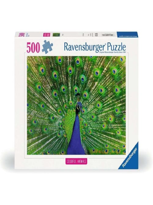 Puzzle Paon 500 pièces - Kiabi