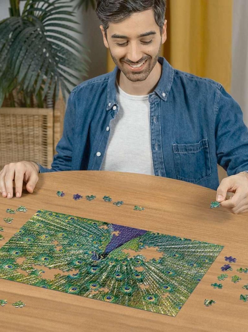Puzzle Paon 500 pièces N/A - Kiabi