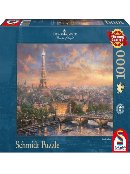 Puzzle Paris ville de l'amour 1000 pcs - Kiabi