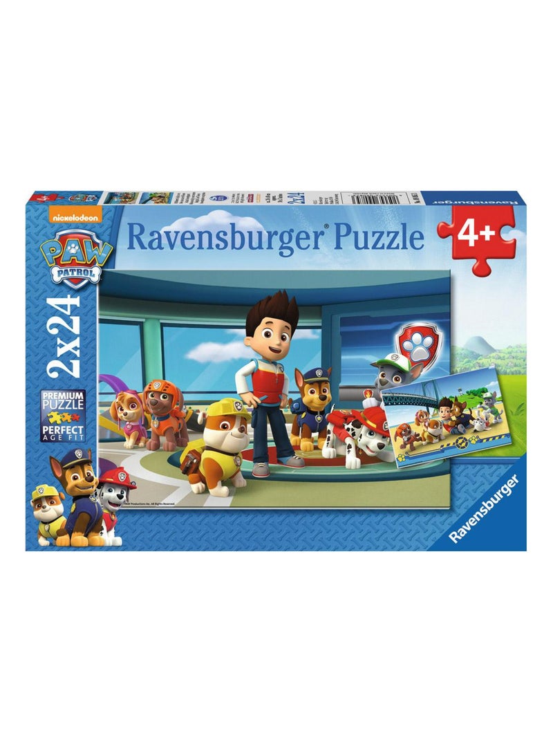 Puzzle Pat'Patrouille 2x24 pcs N/A - Kiabi
