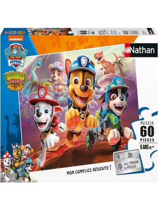 Puzzle Pat’Patrouille et dinosaures 60 pcs