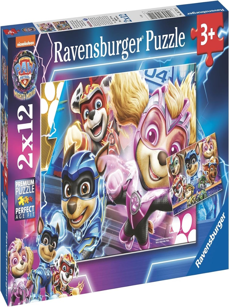 Puzzle Pat'Patrouille Film 2 2x12 pcs N/A - Kiabi
