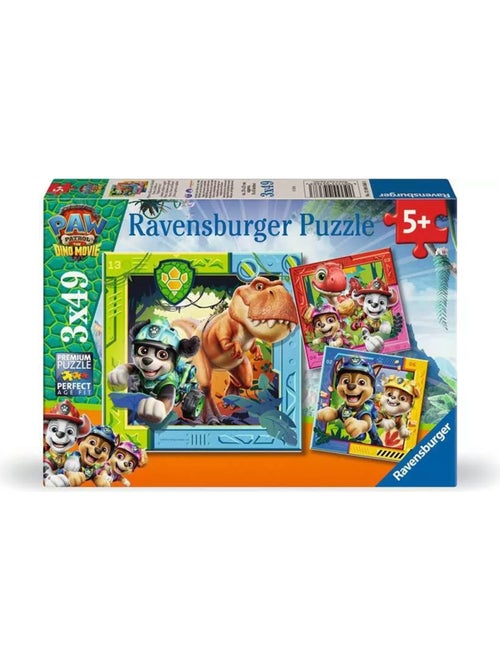 Puzzle pat'patrouille mission dino 3x49 pcs - Kiabi