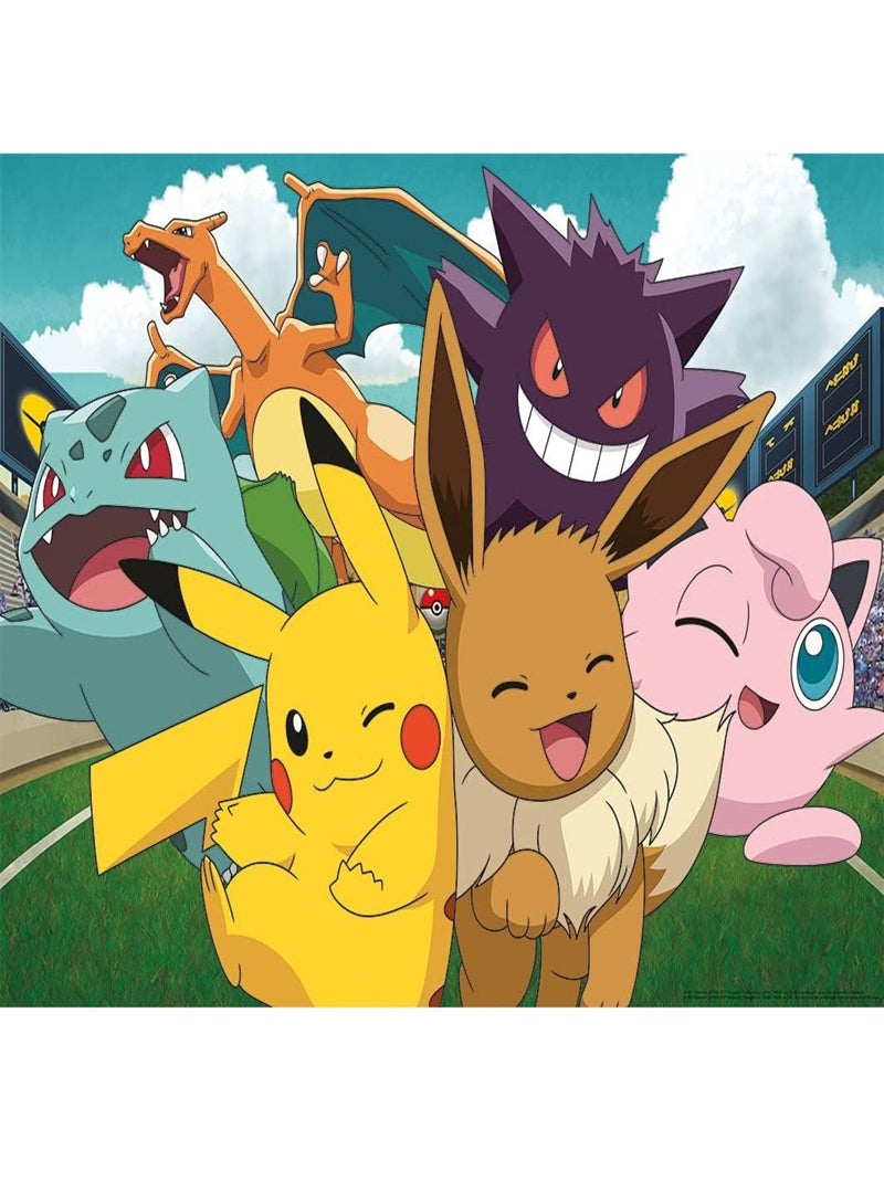 Puzzle Pikachu et les Pokémon 100 pcs N/A - Kiabi