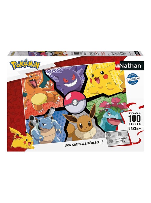 Puzzle Pikachu, Evoli et compagnie 100 pcs - Kiabi