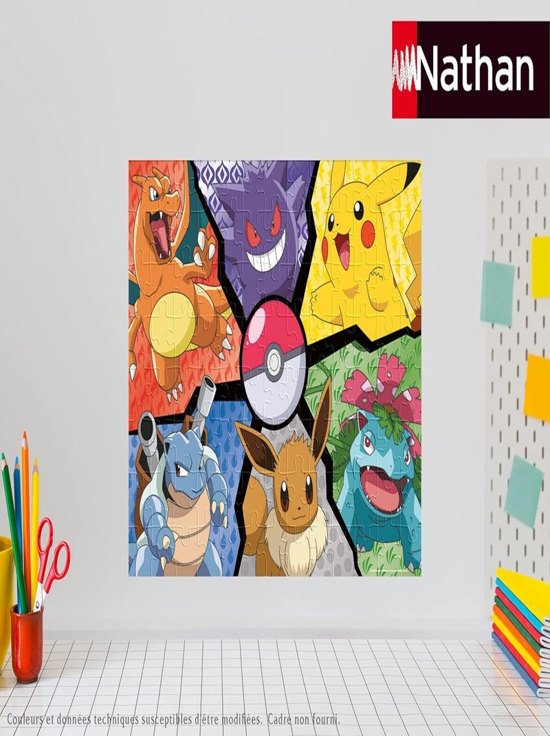 Puzzle Pikachu, Evoli et compagnie 100 pcs N/A - Kiabi