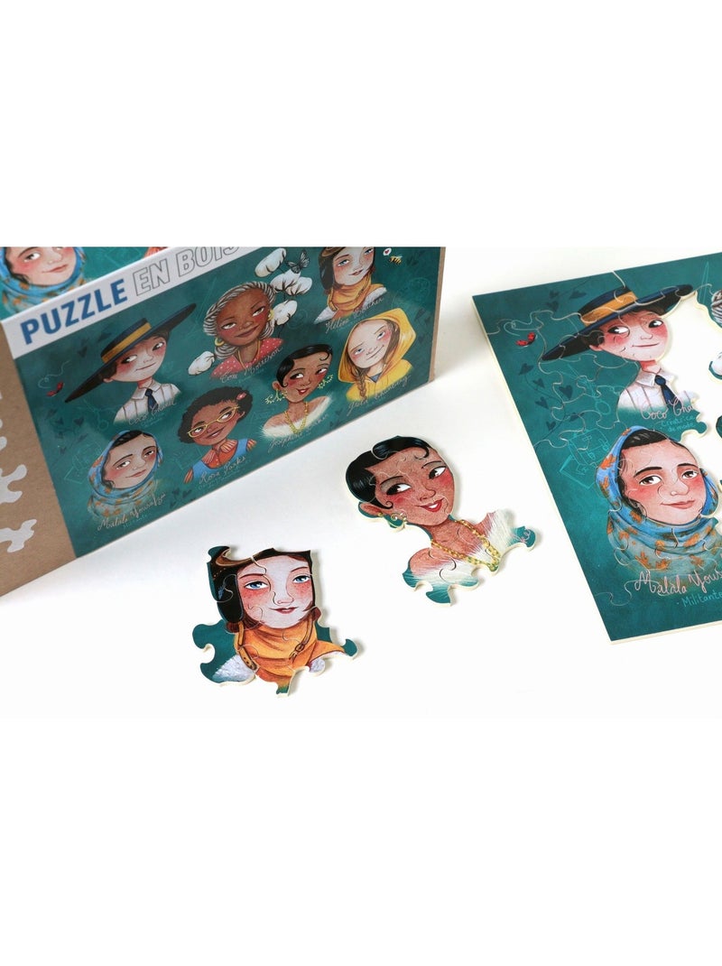 Puzzle Pionnières 100 pièces N/A - Kiabi