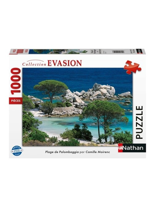 Puzzle Plage de Palombaggia 1000 pcs - Kiabi