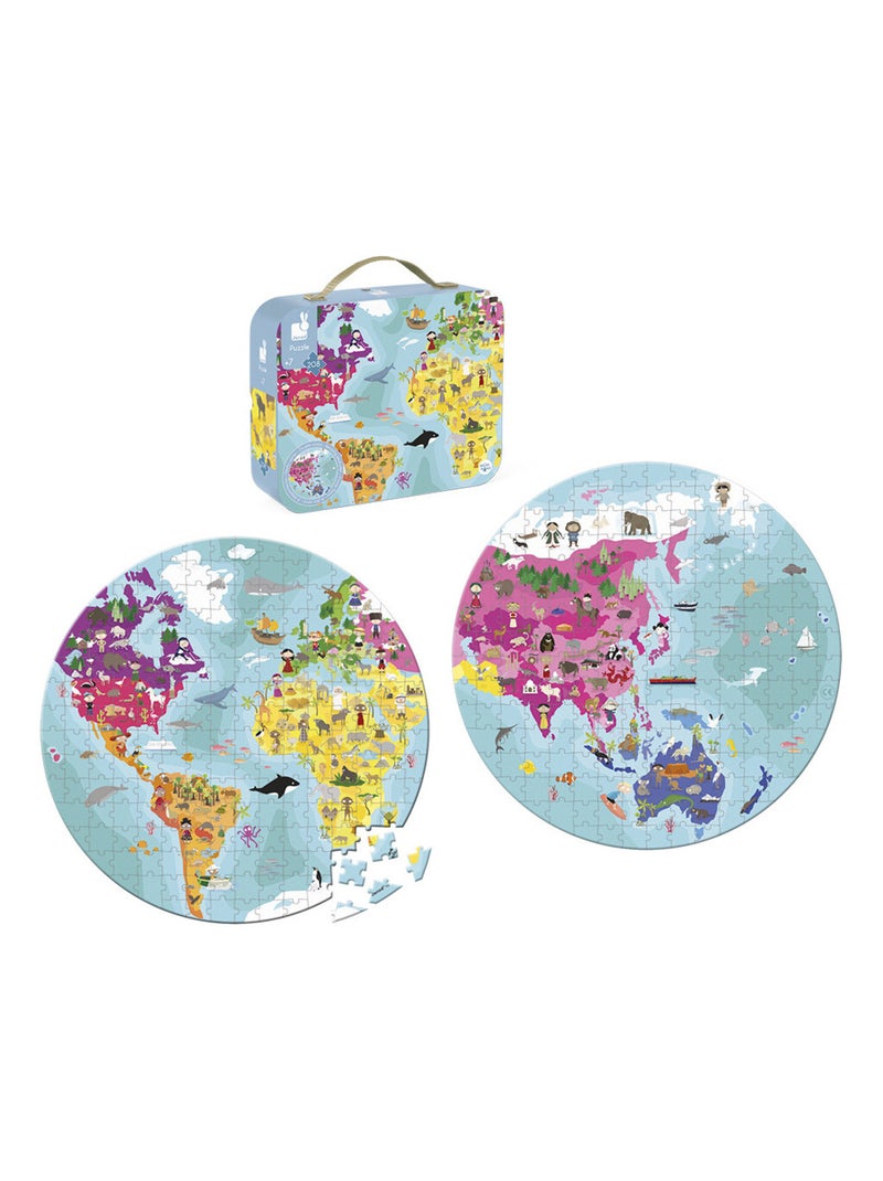 Puzzle Planète bleue 208 pcs N/A - Kiabi