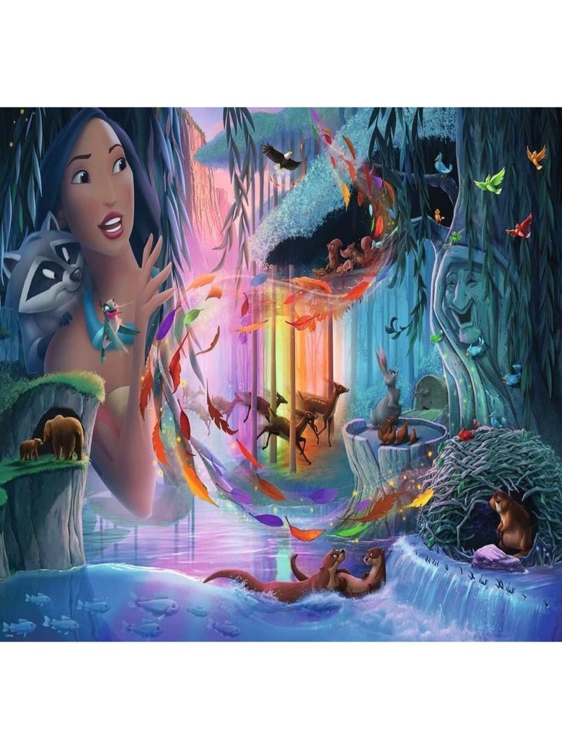 Puzzle Pocahontas Châteaux Disney 1000 pcs N/A - Kiabi
