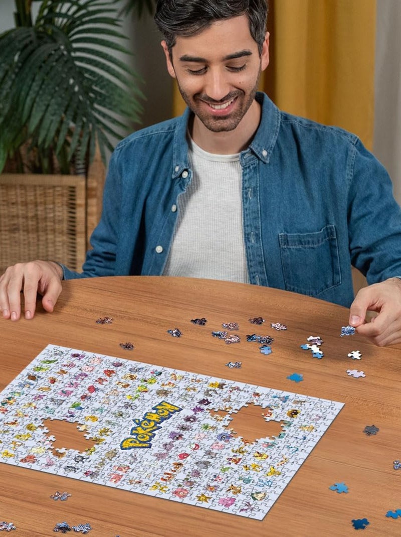 Puzzle Pokédex Pokémon 500 pièces N/A - Kiabi