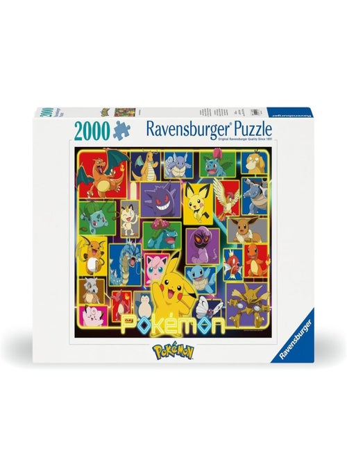 Puzzle Pokémon lumineux 2000 Pcs - Kiabi