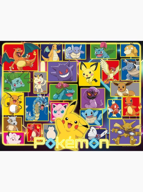 Puzzle Pokémon lumineux 2000 Pcs - Kiabi