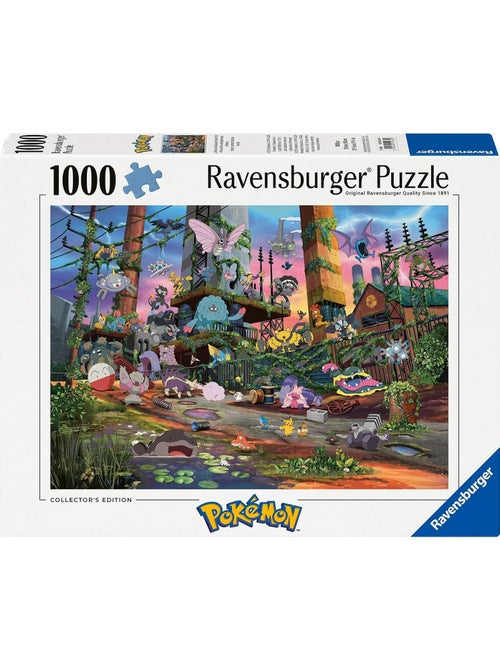 Puzzle pokémon voltali et centrale électrique 1000 pcs - Kiabi