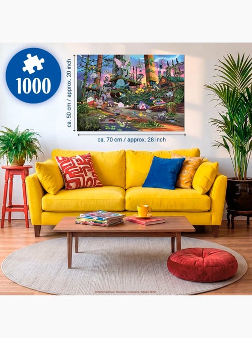 Puzzle pokémon voltali et centrale électrique 1000 pcs - Kiabi